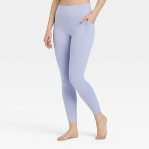 All Motion XL Women's Lavender High-Waisted Leggings Lilac Purple - NWOT